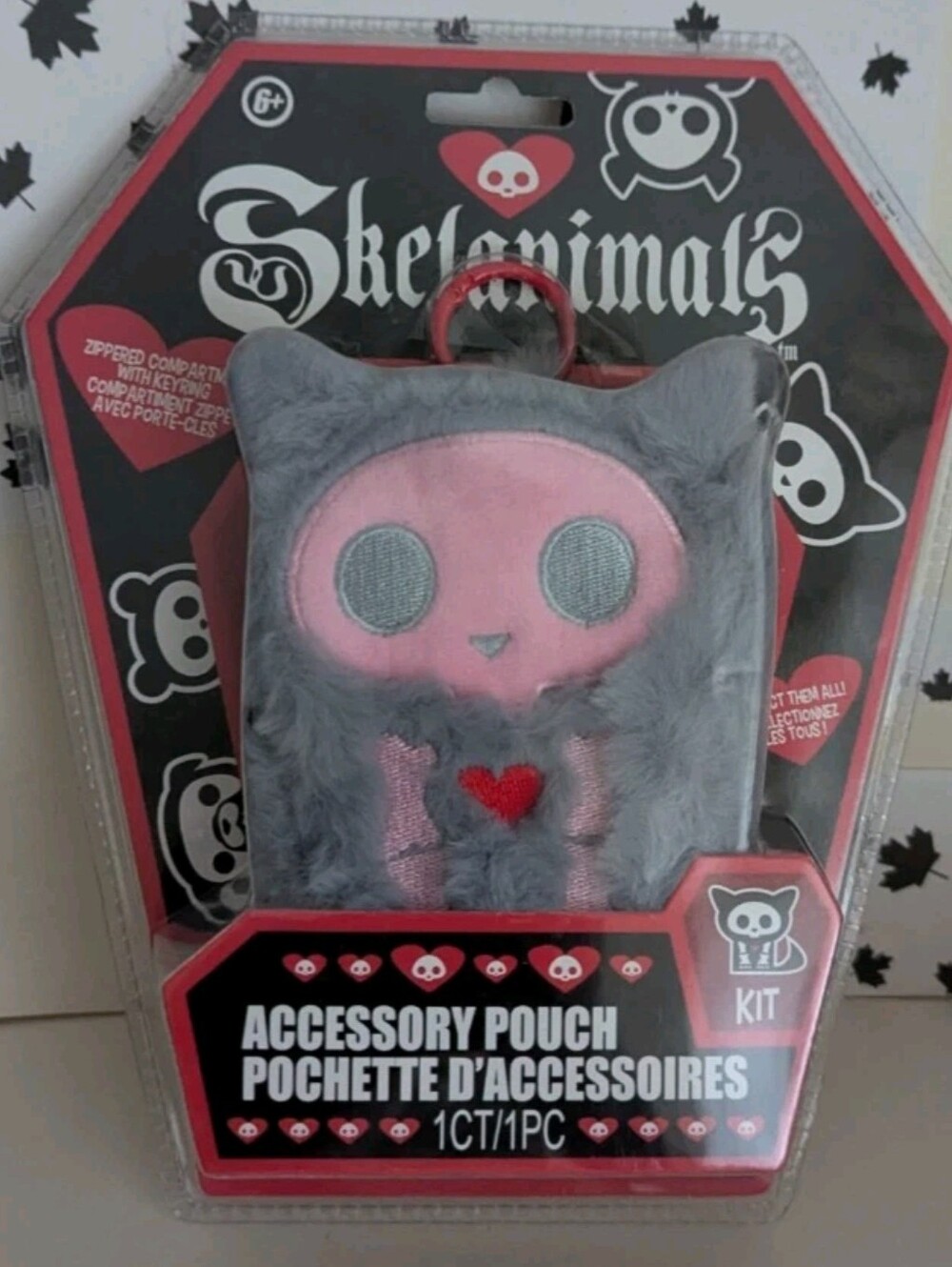 Skelanimals Hasbro Accessory Pouch with Keyring - Kit